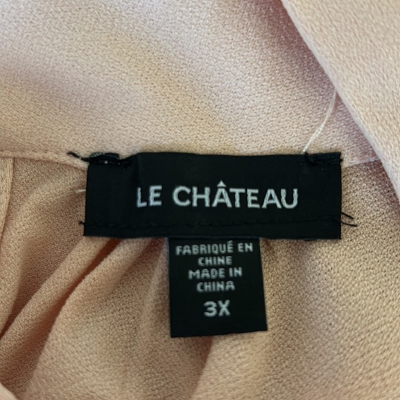 Le Château Pink Tank Top 3X - Picture 5 of 6